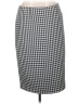 Evan Picone 100% Polyester Houndstooth Black Formal Skirt Size 16 - photo 1