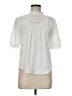 Cable & Gauge White Short Sleeve Blouse Size M - photo 1