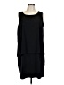 Chico's Solid Black Cocktail Dress Size Lg (2) - photo 1