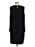 Chico's Solid Black Cocktail Dress Size Lg (2) - photo 2