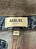 AGOLDE 100% Cotton Blue Jeans Size 28 waist - photo 7