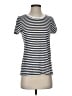 Splendid Stripes White Short Sleeve T-Shirt Size S - photo 1