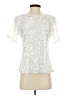 Grey Lab Los Angeles 100% Polyester Silver Short Sleeve Blouse Size S - photo 1
