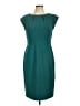 Classiques Entier Solid Teal Cocktail Dress Size 12 - photo 1