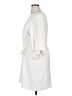 River Island 100% Polyester Ivory Casual Dress Size 16 - photo 5