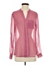 Kut from the Kloth Polka Dots Pink Long Sleeve Blouse Size S - photo 1