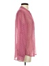 Kut from the Kloth Polka Dots Pink Long Sleeve Blouse Size S - photo 4