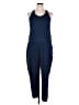 Calia Solid Blue Jumpsuit Size XL - photo 1