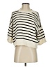 JOA Stripes Ivory Pullover Sweater Size S - photo 1