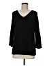August Silk Black 3/4 Sleeve T-Shirt Size M (estimated) - photo 1