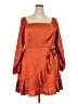 Arula Orange Cocktail Dress Size 2X - photo 1