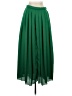 J.Crew 100% Polyester Solid Green Formal Skirt Size 2 - photo 1