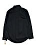 Tallia Solid Black Long Sleeve Button-Down Shirt Size 12 - photo 2