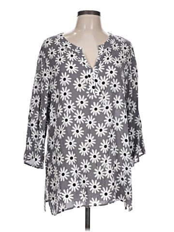 Pure Amici 3/4 Sleeve Blouse (view 1)