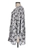 Pure Amici 100% Rayon Gray 3/4 Sleeve Blouse Size L - photo 5