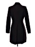 Reiss Black Wool Coat Size 8 - photo 2