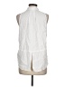 Bella Dahl 100% Lyocell White Sleeveless Button-Down Shirt Size M - photo 2