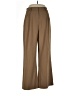 Funyyzo Solid Brown Dress Pants Size L - photo 1