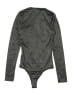 Sincerely Jules Gray Silver Bodysuit Size XS - photo 2