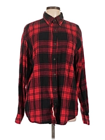 St. John's Bay Long Sleeve Button-Down Shirt (view 1)