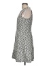 CeCe Chevron-herringbone Silver Cocktail Dress Size 8 - photo 5