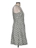 CeCe Chevron-herringbone Silver Cocktail Dress Size 8 - photo 4