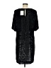 Gibson Latimer 100% Polyester Metallic Black Cocktail Dress Size M - photo 2