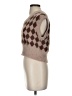 Sincerely Jules Argyle Brown Sweater Vest Size XS - photo 5