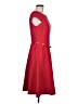Anne Klein Solid Red Casual Dress Size 8 - photo 4