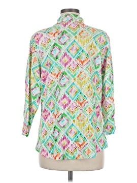 Parsley & Sage 3/4 Sleeve Button-Down Shirt (view 2)