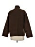 Eileen Fisher Solid Brown Wool Coat Size M - photo 2