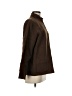 Eileen Fisher Solid Brown Wool Coat Size M - photo 4