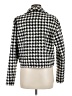 Lafayette 148 New York Houndstooth Black Jacket Size M - photo 2
