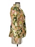 Cara Cara 100% Linen Floral Gold Blazer Size 2 - photo 4