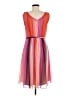 Boden 100% Polyester Color Block Pink Cocktail Dress Size 6R - photo 2