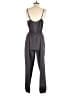 Angie 100% Polyester Solid Gray Jumpsuit Size S - photo 2
