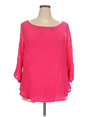 Cato 3/4 Sleeve Blouse (view 1)