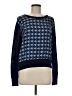 Diane von Furstenberg Houndstooth Blue Pullover Sweater Size M - photo 1