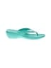 Okabashi Teal Flip Flops Size 7 - photo 1