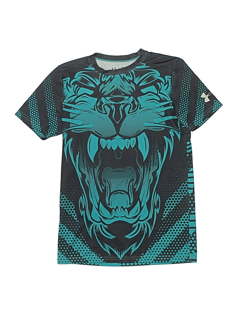 Pre-owned Under Armour Kids' Active T-shirt In Teal