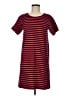 J.Crew Stripes Red Casual Dress Size M - photo 1