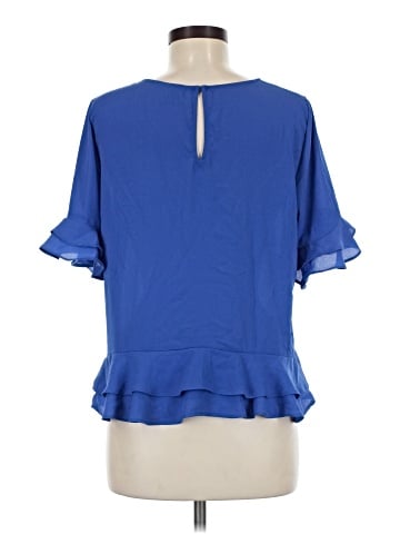 Emma & Olivia Short Sleeve Blouse (view 2)