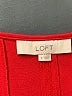 Ann Taylor LOFT Solid Red Casual Dress Size 8 - photo 7