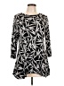Alfani Graphic Black Casual Dress Size L (petite) - photo 1