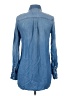 Merona 100% Lyocell Blue Long Sleeve Button-Down Shirt Size XS - photo 2