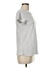 Athleta 100% Cotton Solid Silver Short Sleeve T-Shirt Size M - photo 4