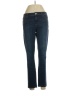 Lauren Conrad Solid Blue Jeans Size 10 - photo 1