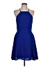 B. Smart Solid Blue Cocktail Dress Size L (estimated) - photo 1