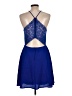 B. Smart Solid Blue Cocktail Dress Size L (estimated) - photo 2