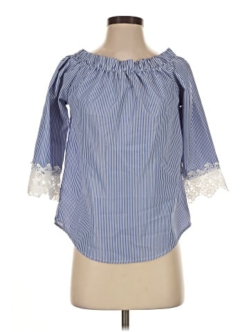 Roommates 3/4 Sleeve Blouse (view 1)